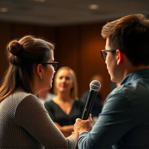 Participantes en un taller práctico de oratoria para principiantes.